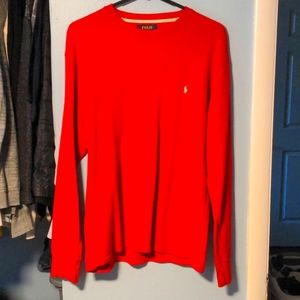 Polo by Ralph Lauren Long-Sleeve Thermal in red